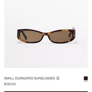 Massimo Dutti Brown Patterned Sunglasses